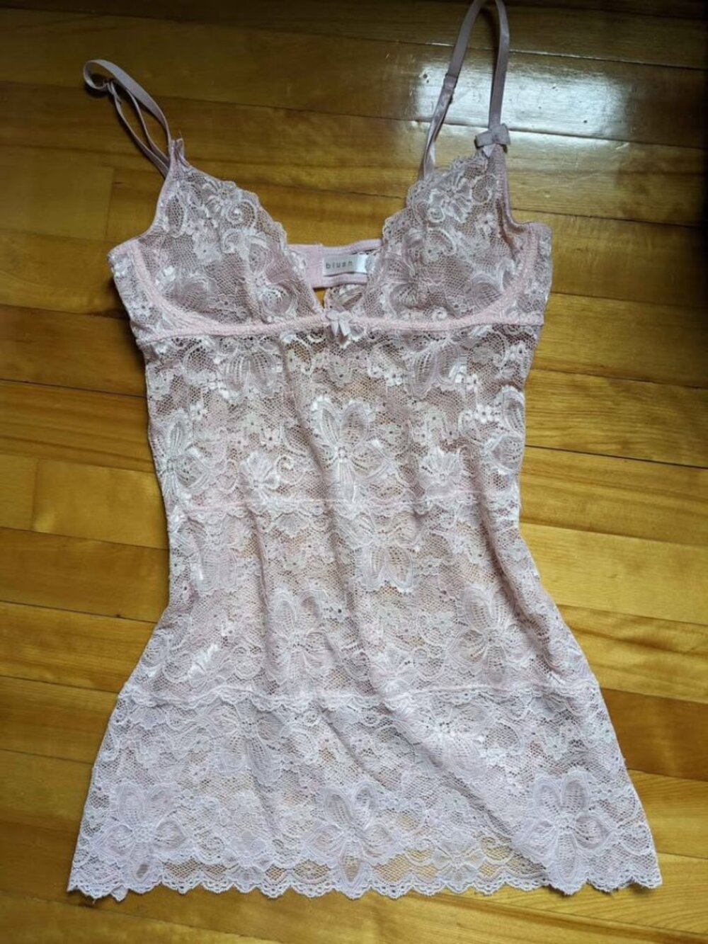 light pink lace top